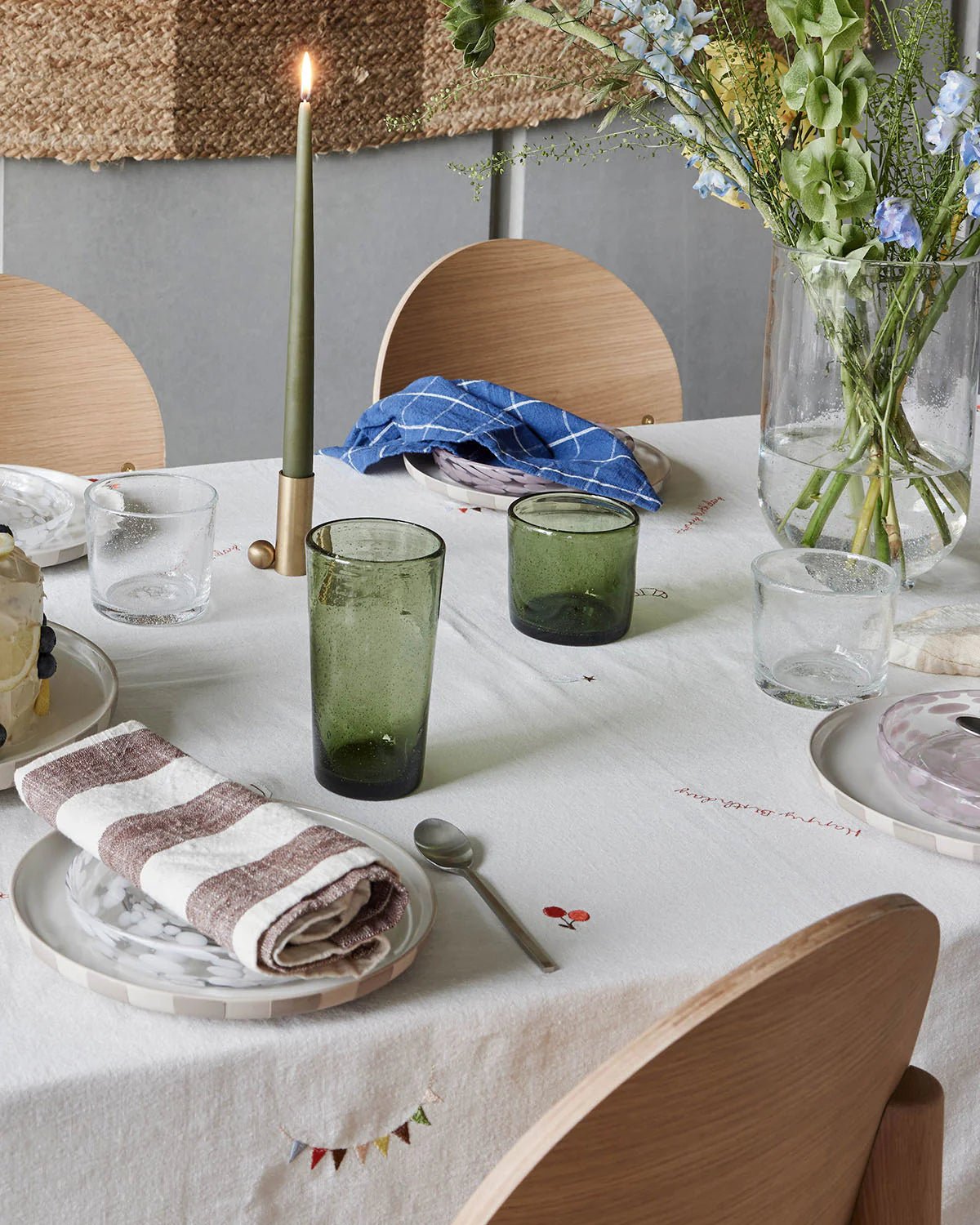 OYOY LIVING Duk Birthday, 260x140 cm, Off - white - Azalea Home