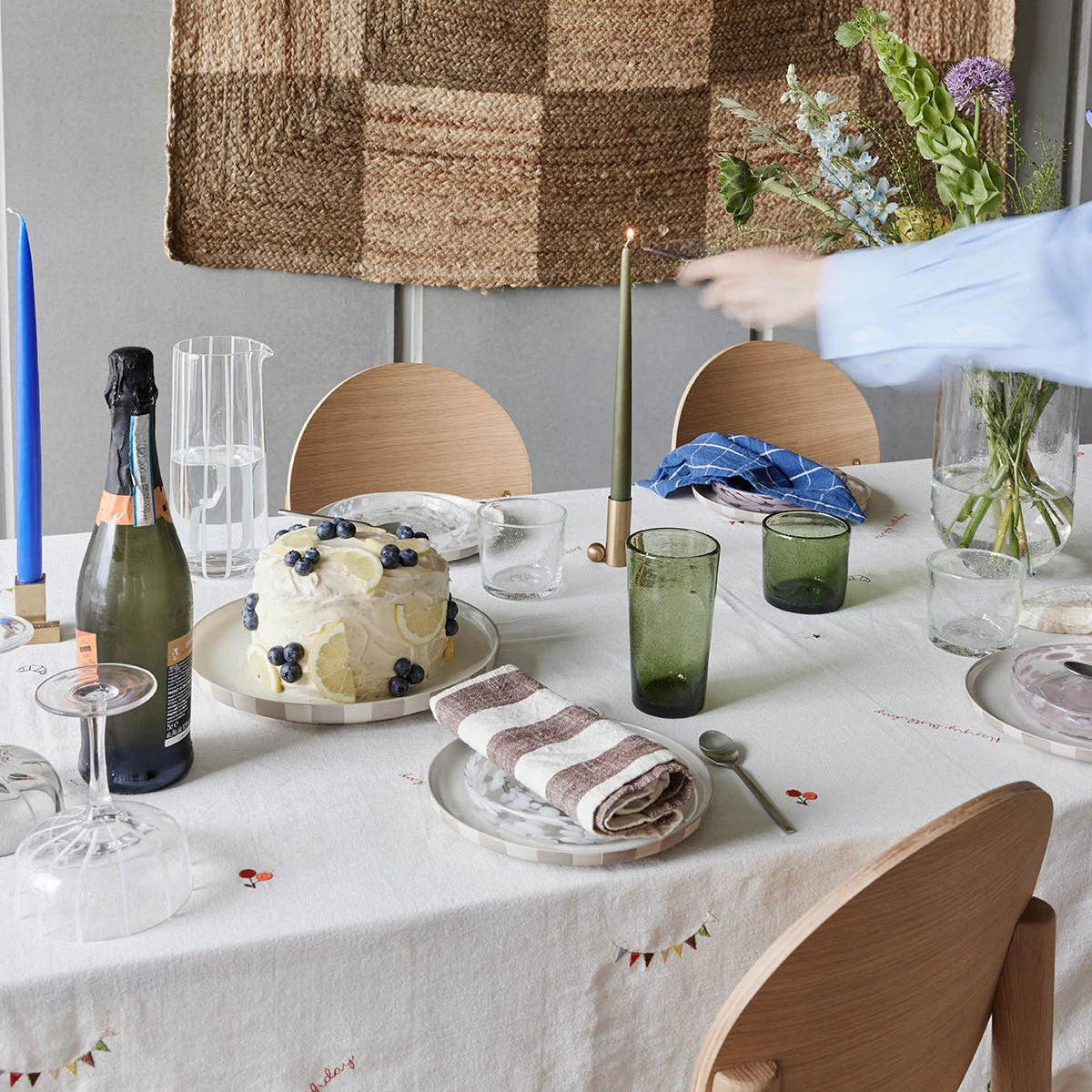 OYOY LIVING Duk Birthday, 260x140 cm, Off - white - Azalea Home