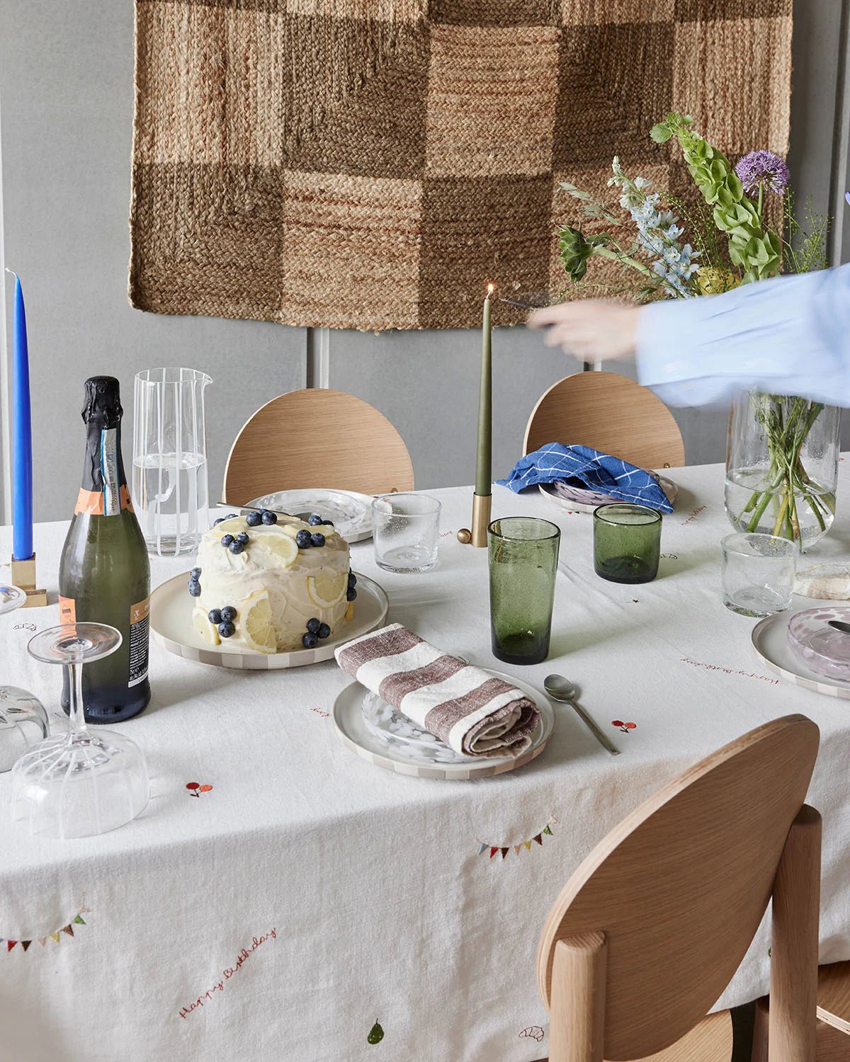 OYOY LIVING Duk Birthday, 260x140 cm, Off - white - Azalea Home