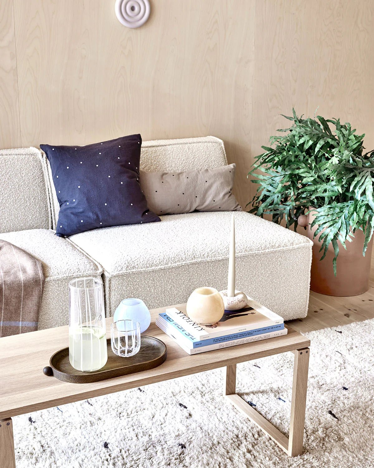 OYOY LIVING Fukai Kronljus, 2 - Pack, Off - white - Azalea Home