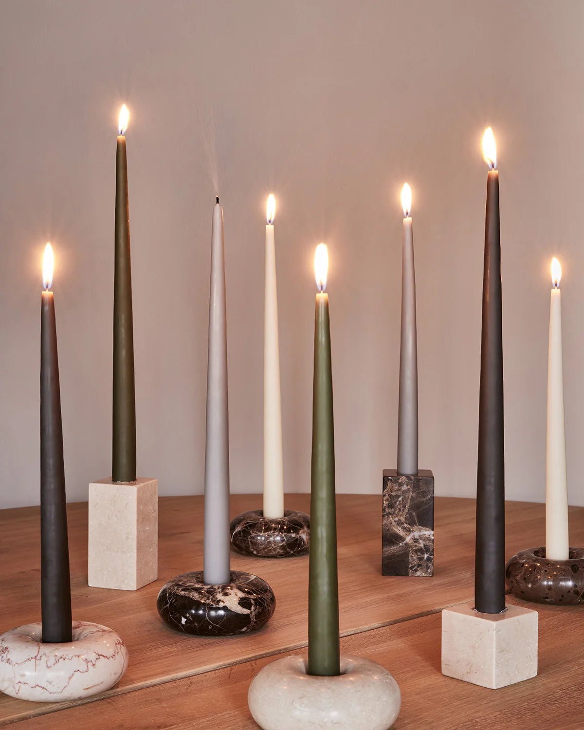 OYOY LIVING Fukai Kronljus, 2 - Pack, Oliv - Azalea Home