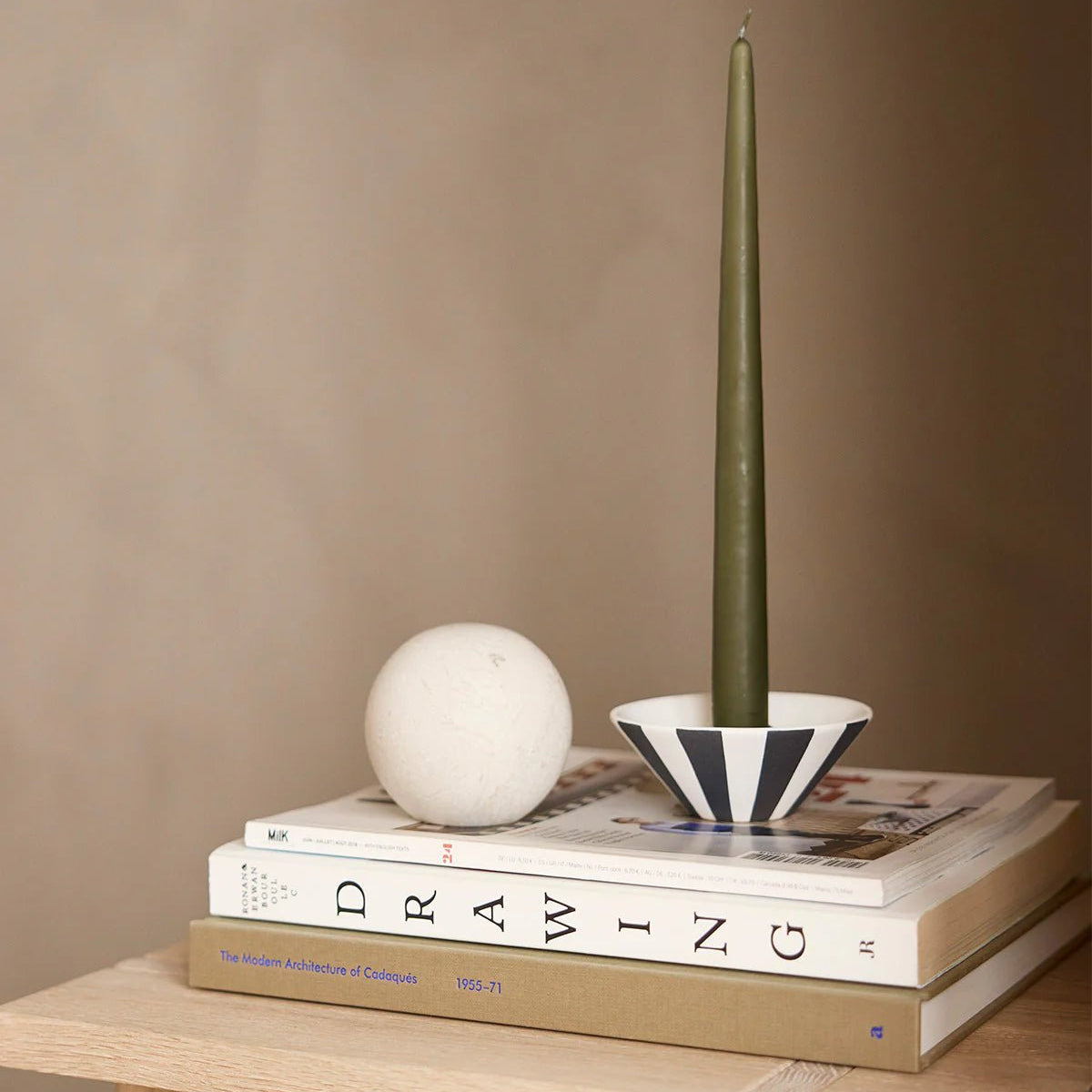 OYOY LIVING Fukai Kronljus, 2 - Pack, Oliv - Azalea Home