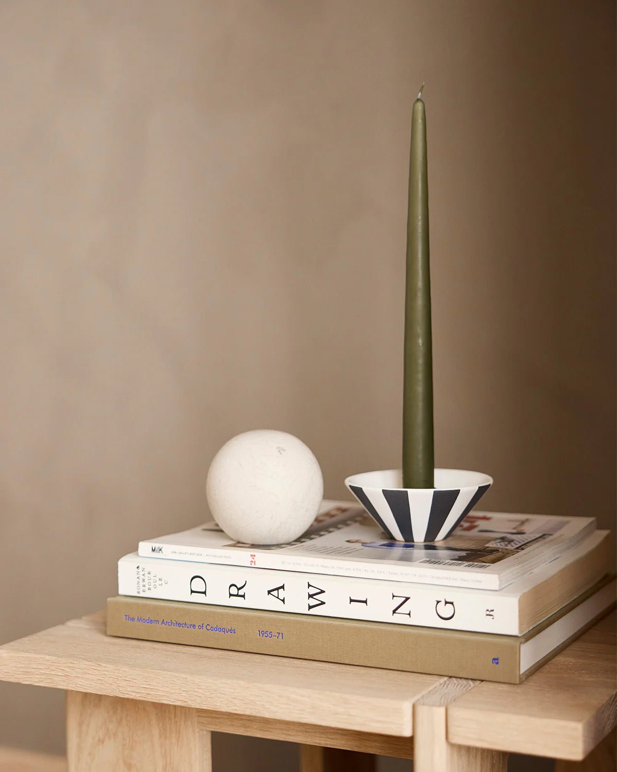 OYOY LIVING Fukai Kronljus, 2 - Pack, Oliv - Azalea Home