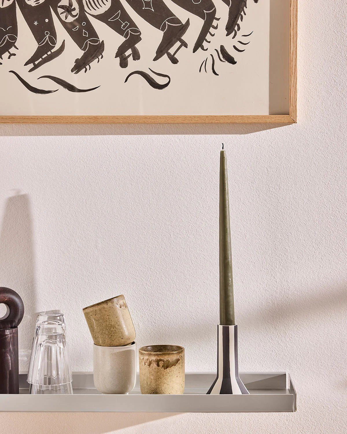 OYOY LIVING Fukai Kronljus, 2 - Pack, Oliv - Azalea Home