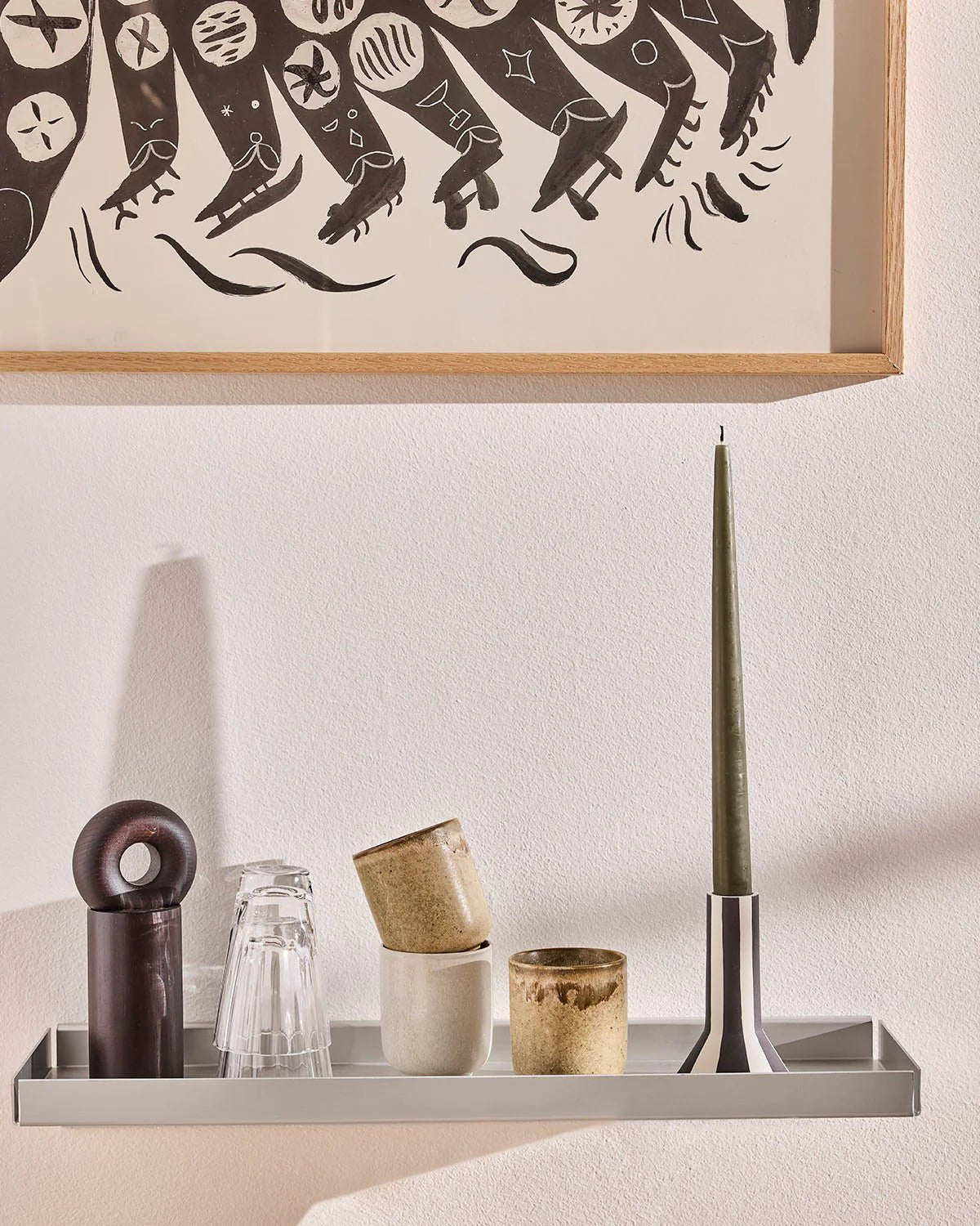 OYOY LIVING Fukai Kronljus, 2 - Pack, Olive - Azalea Home