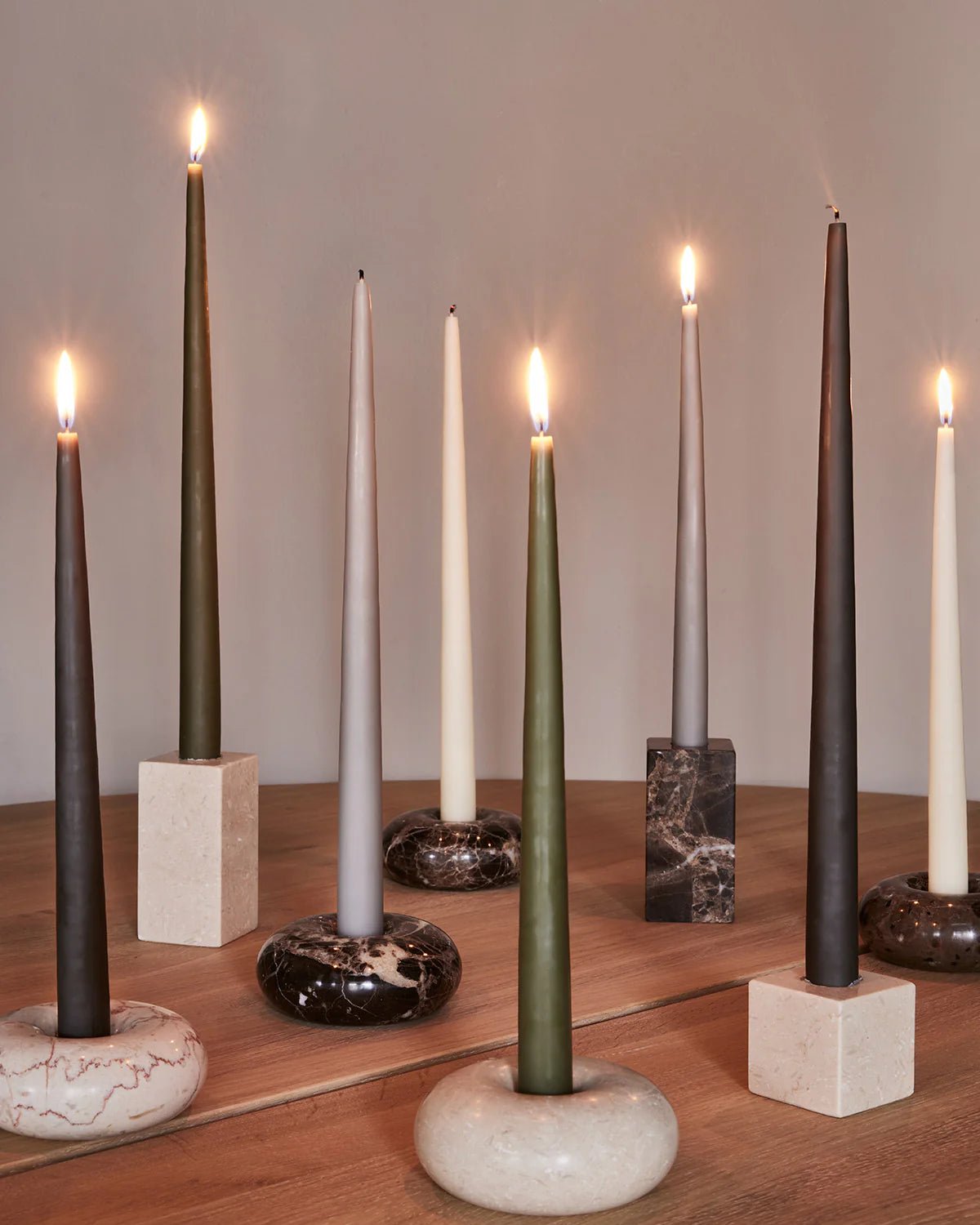 OYOY LIVING Fukai Kronljus, 2 - Pack, Taupe - Azalea Home