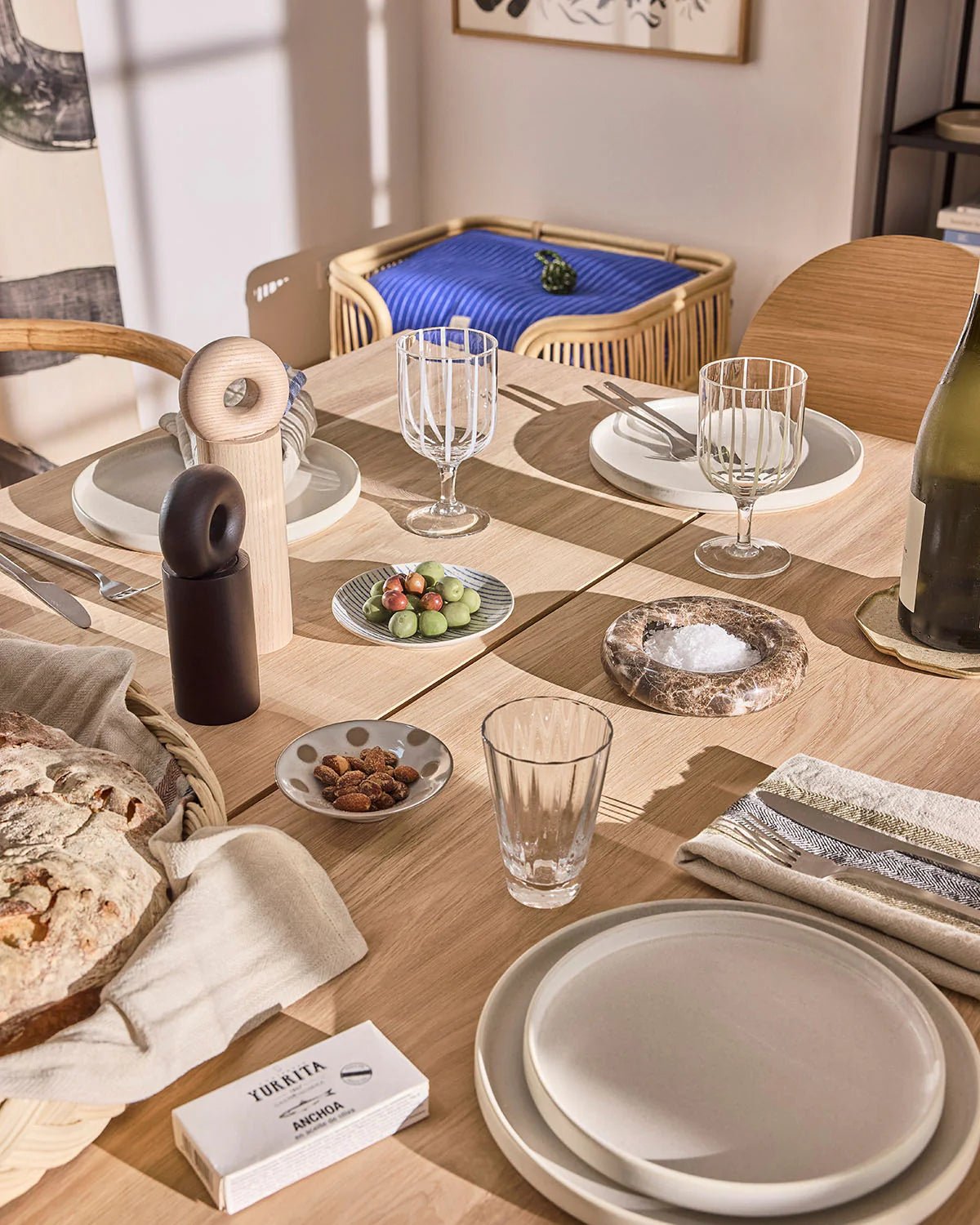 OYOY LIVING Hoop Salt - & Pepparkvarn, Natur - Azalea Home