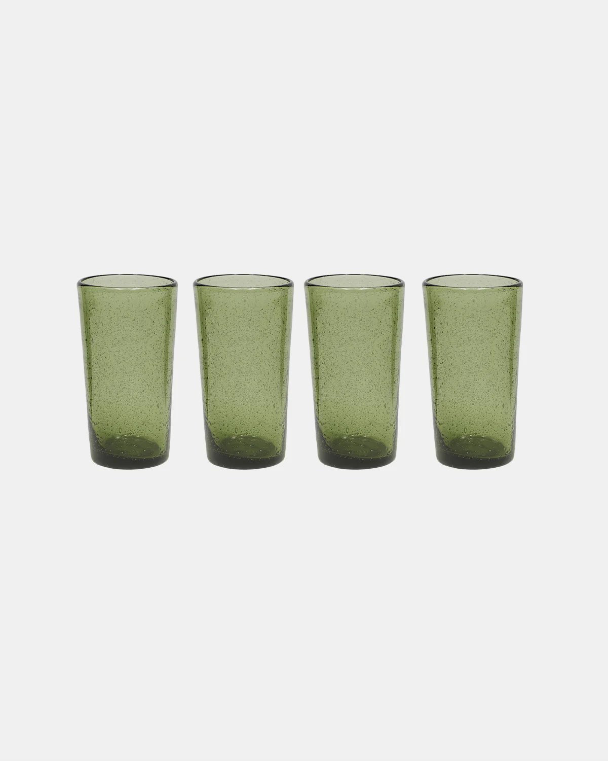 OYOY LIVING Kuki Highball Glas, 4 - Pack, Grön - Azalea Home