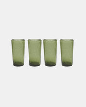 OYOY LIVING Kuki Highball Glas, 4 - Pack, Grön - Azalea Home