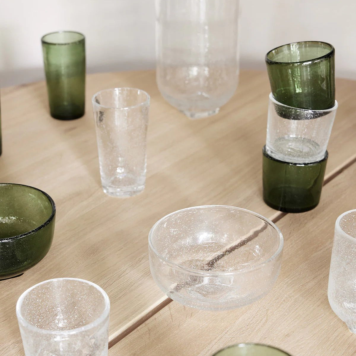 OYOY LIVING Kuki Skål Ø14cm, Klar - Azalea Home