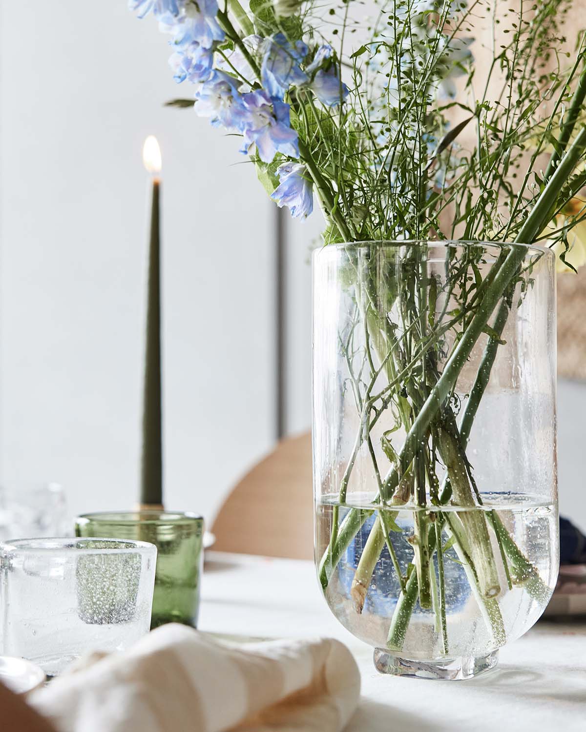 OYOY LIVING Kuki Vas H17cm, Klar - Azalea Home