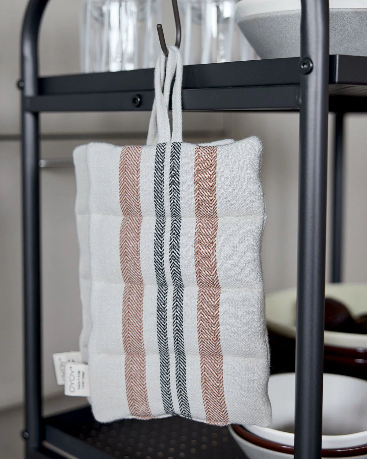 OYOY LIVING Linu Grytlapp, 2 - Pack, Caramel - Azalea Home