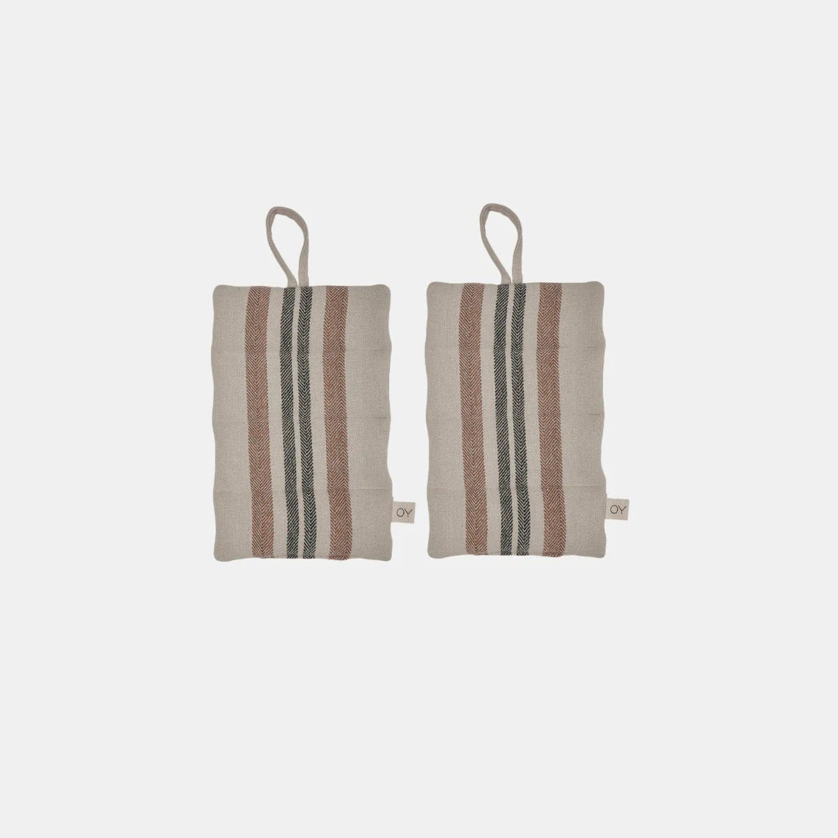 OYOY LIVING Linu Grytlapp, 2 - Pack, Caramel - Azalea Home