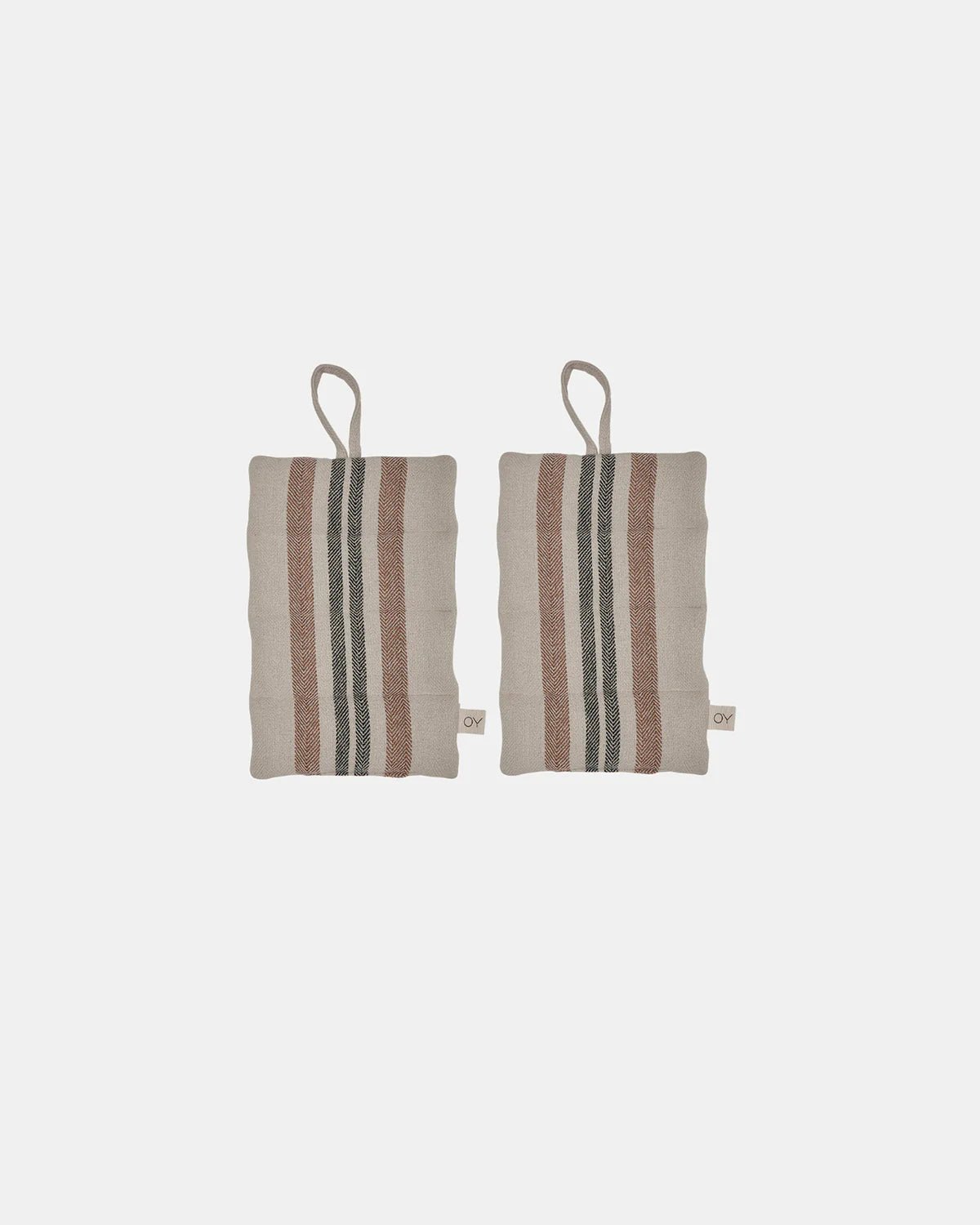 OYOY LIVING Linu Grytlapp, 2 - Pack, Caramel - Azalea Home