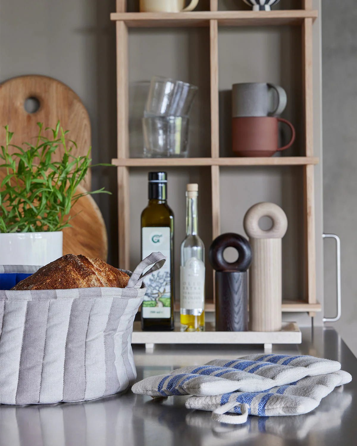 OYOY LIVING Linu Grytvante, 2 - Pack, Blå - Azalea Home