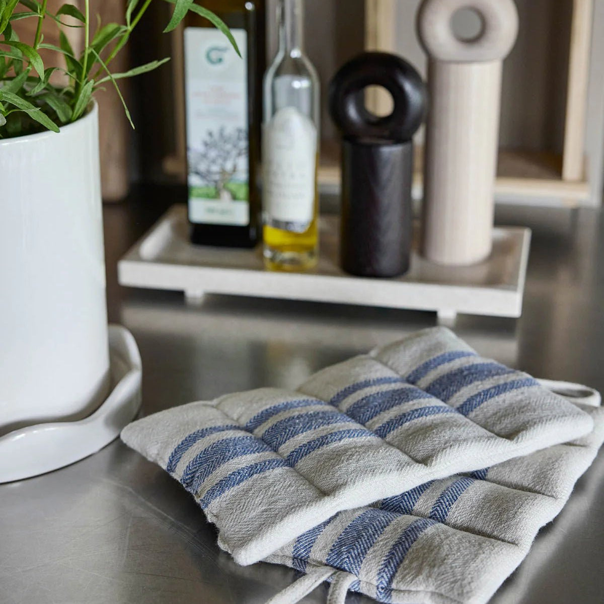 OYOY LIVING Linu Grytvante, 2 - Pack, Blå - Azalea Home