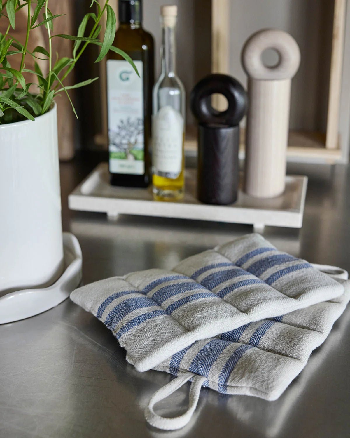 OYOY LIVING Linu Grytvante, 2 - Pack, Blå - Azalea Home