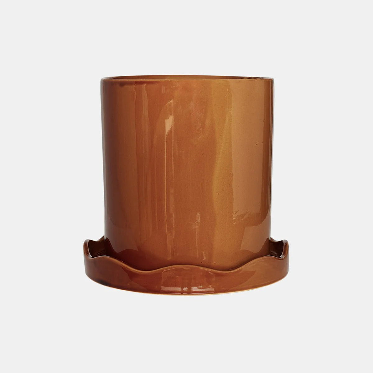 OYOY LIVING Nami Kruka med Fat Ø27cm, Bärnsten - Azalea Home