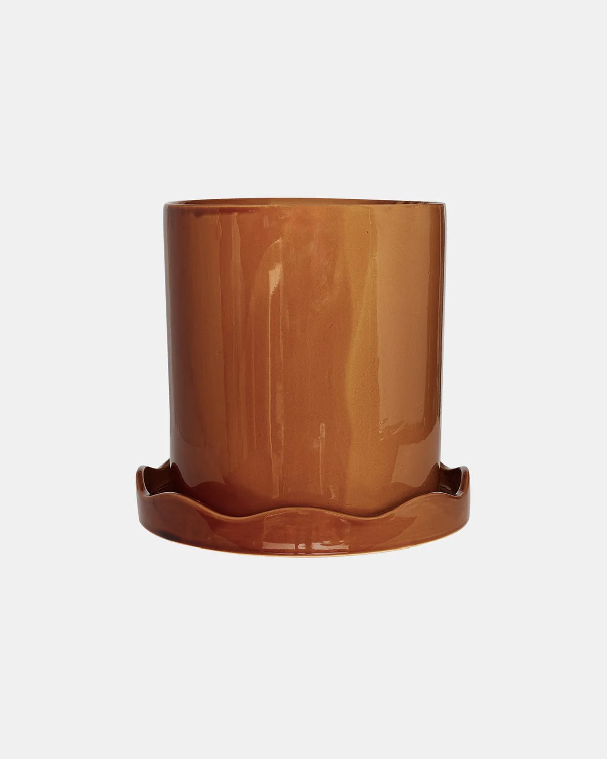 OYOY LIVING Nami Kruka med Fat Ø27cm, Bärnsten - Azalea Home