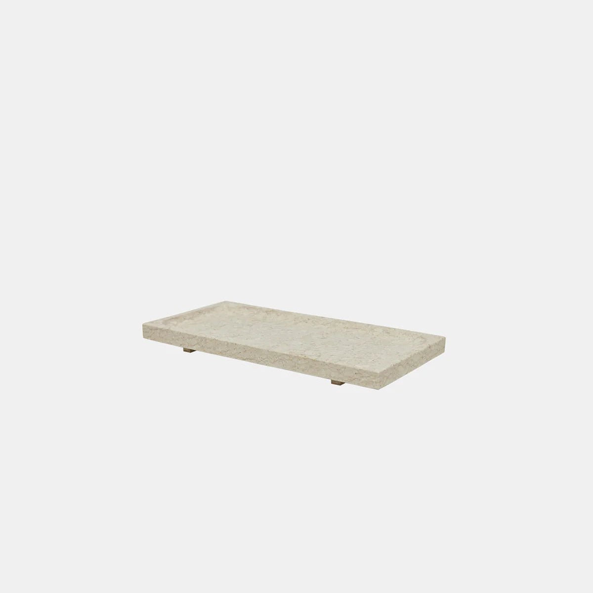 OYOY LIVING Savi Bricka Marmor 14x30, Beige - Azalea Home