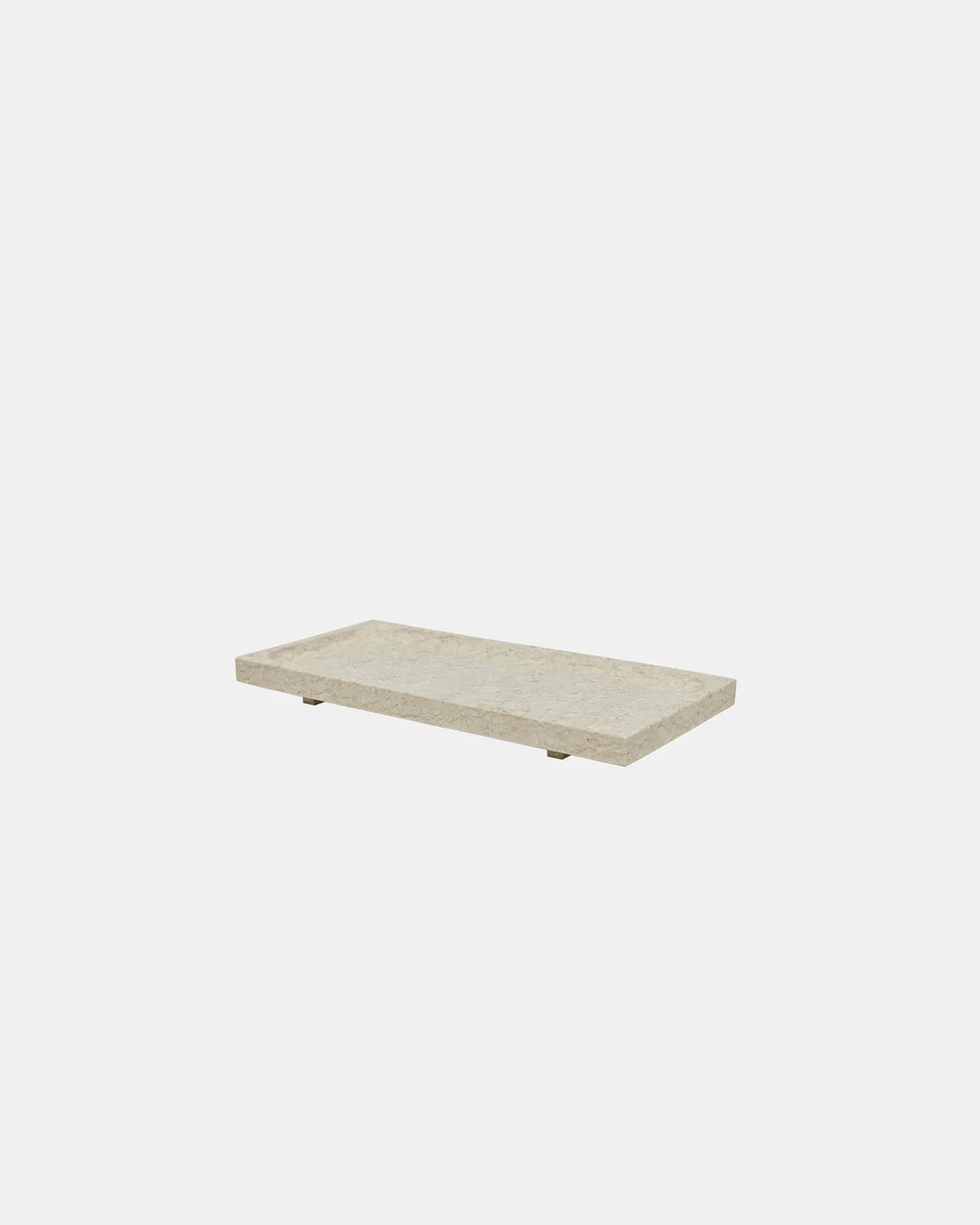 OYOY LIVING Savi Bricka Marmor 14x30, Beige - Azalea Home