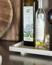 OYOY LIVING Savi Bricka Marmor 14x30, Beige - Azalea Home