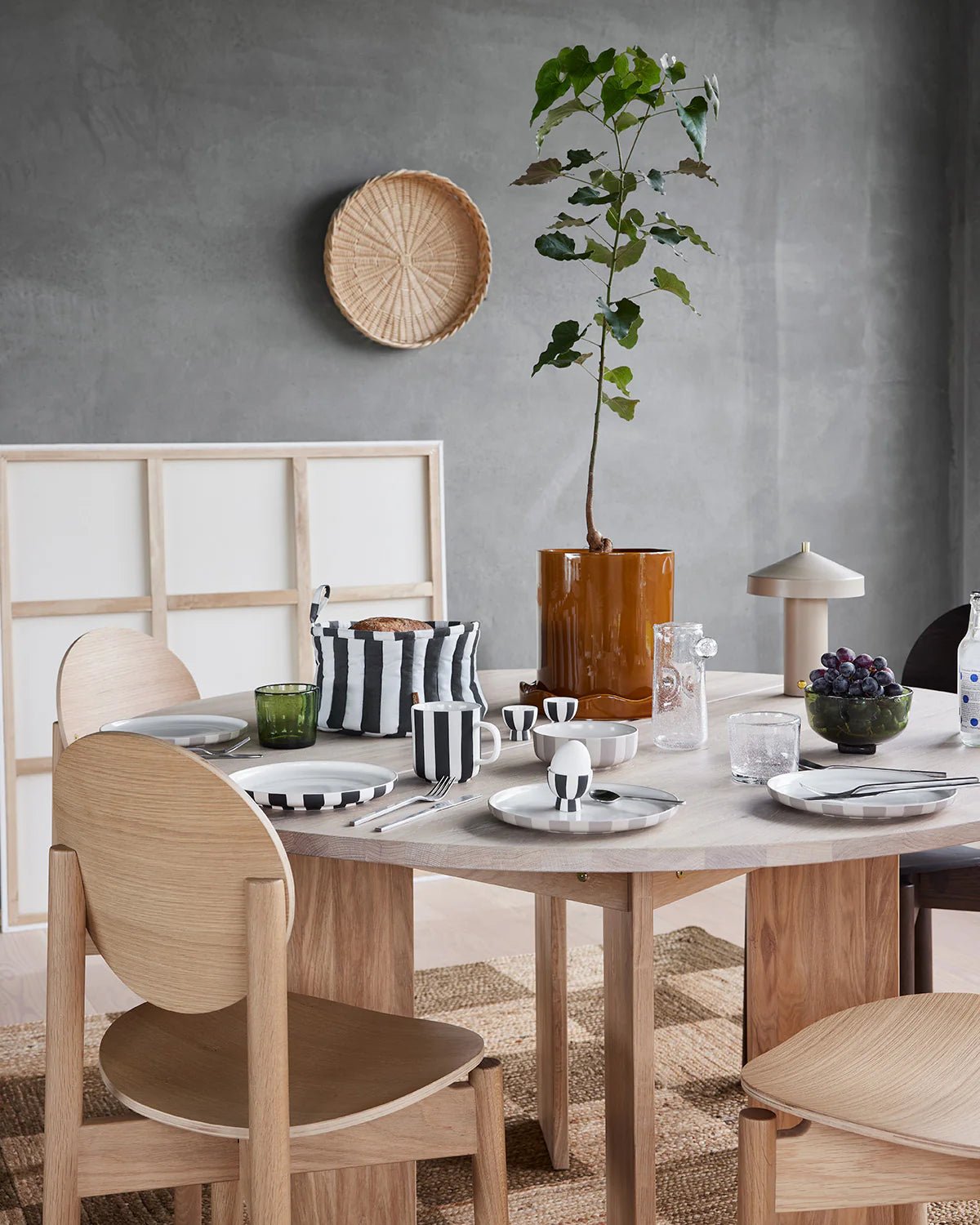 OYOY LIVING Toppu Brödkorg, Svart - Azalea Home