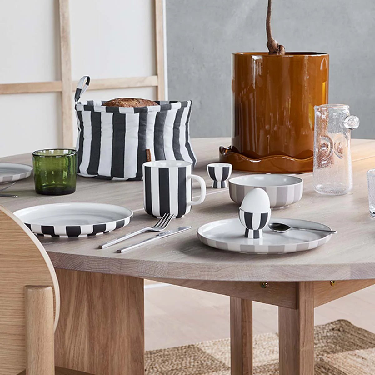 OYOY LIVING Yuka Kniv, 4 - Pack, Borstat stål - Azalea Home