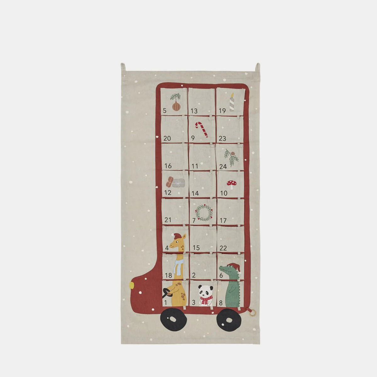 OYOY MINI Buss Adventskalender, Clay - Azalea Home