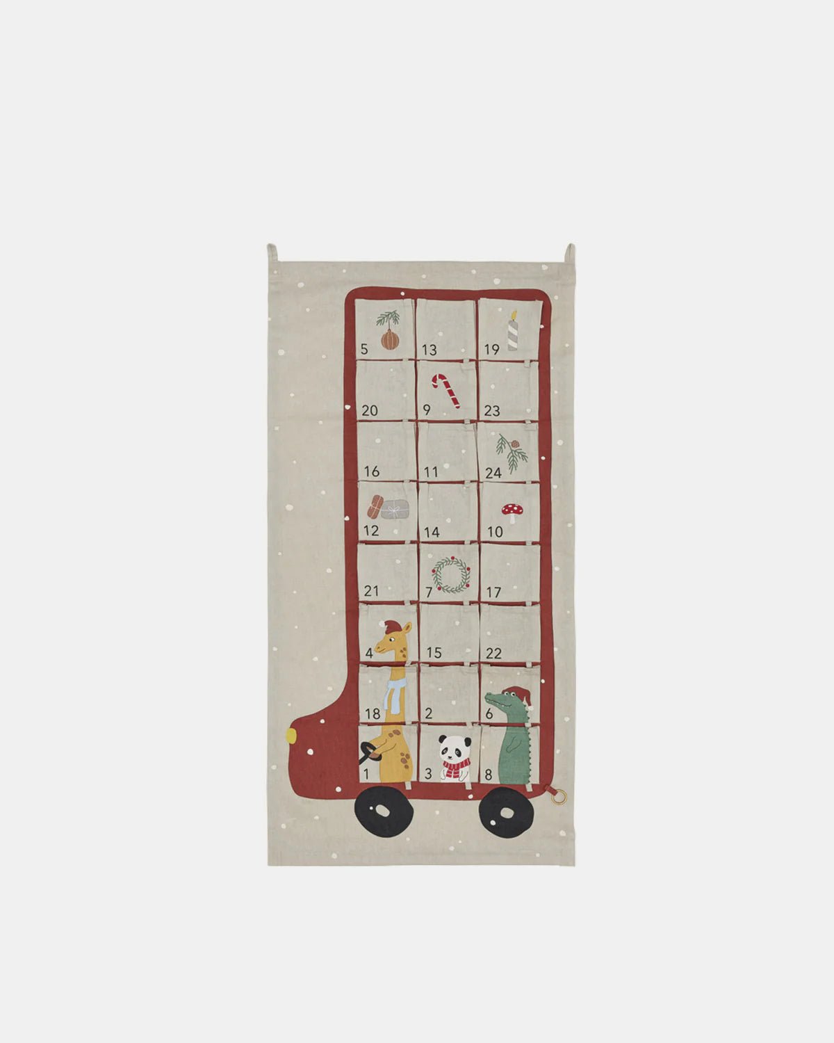 OYOY MINI Buss Adventskalender, Clay - Azalea Home