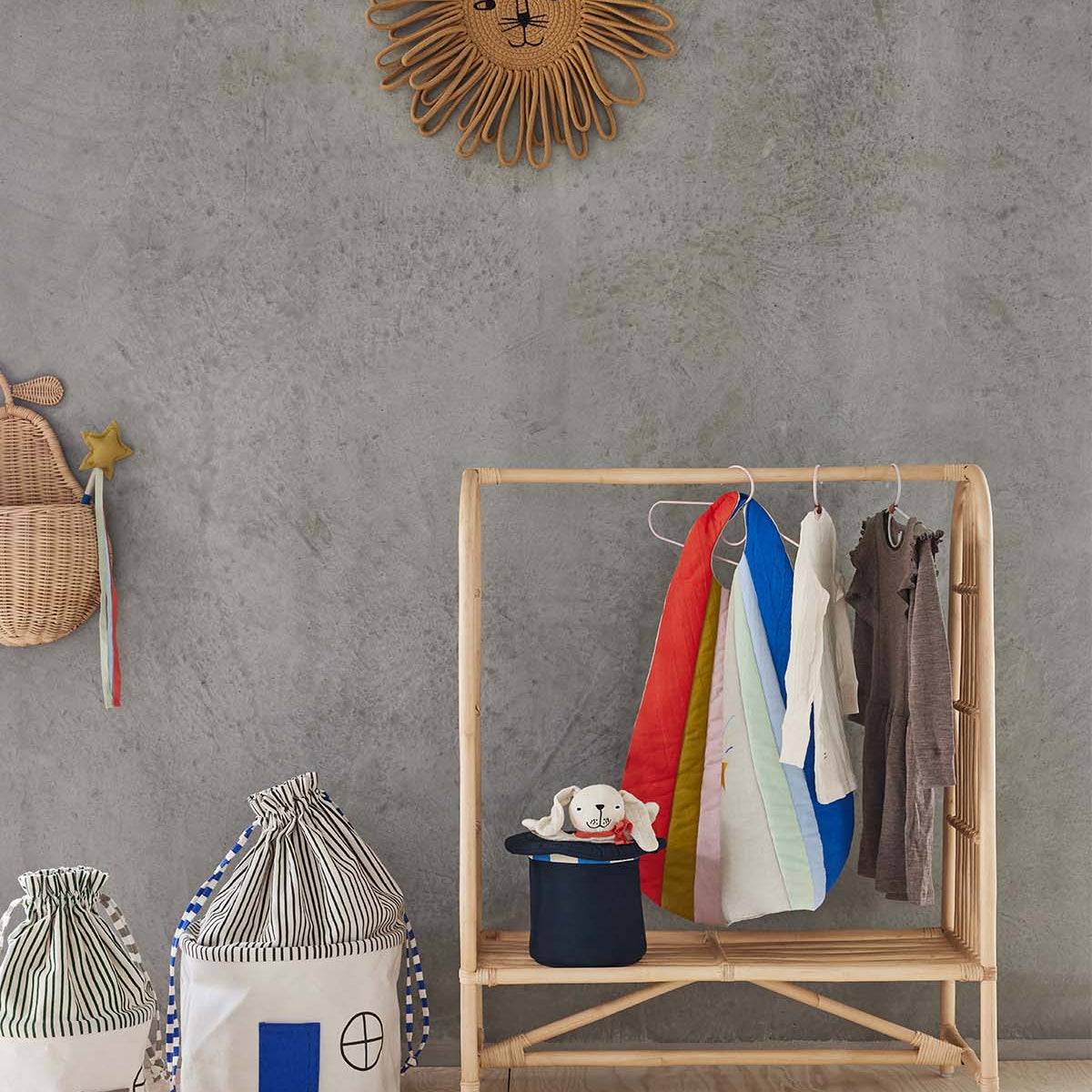 OYOY MINI Koya Förvaringskorg, Clay - Azalea Home