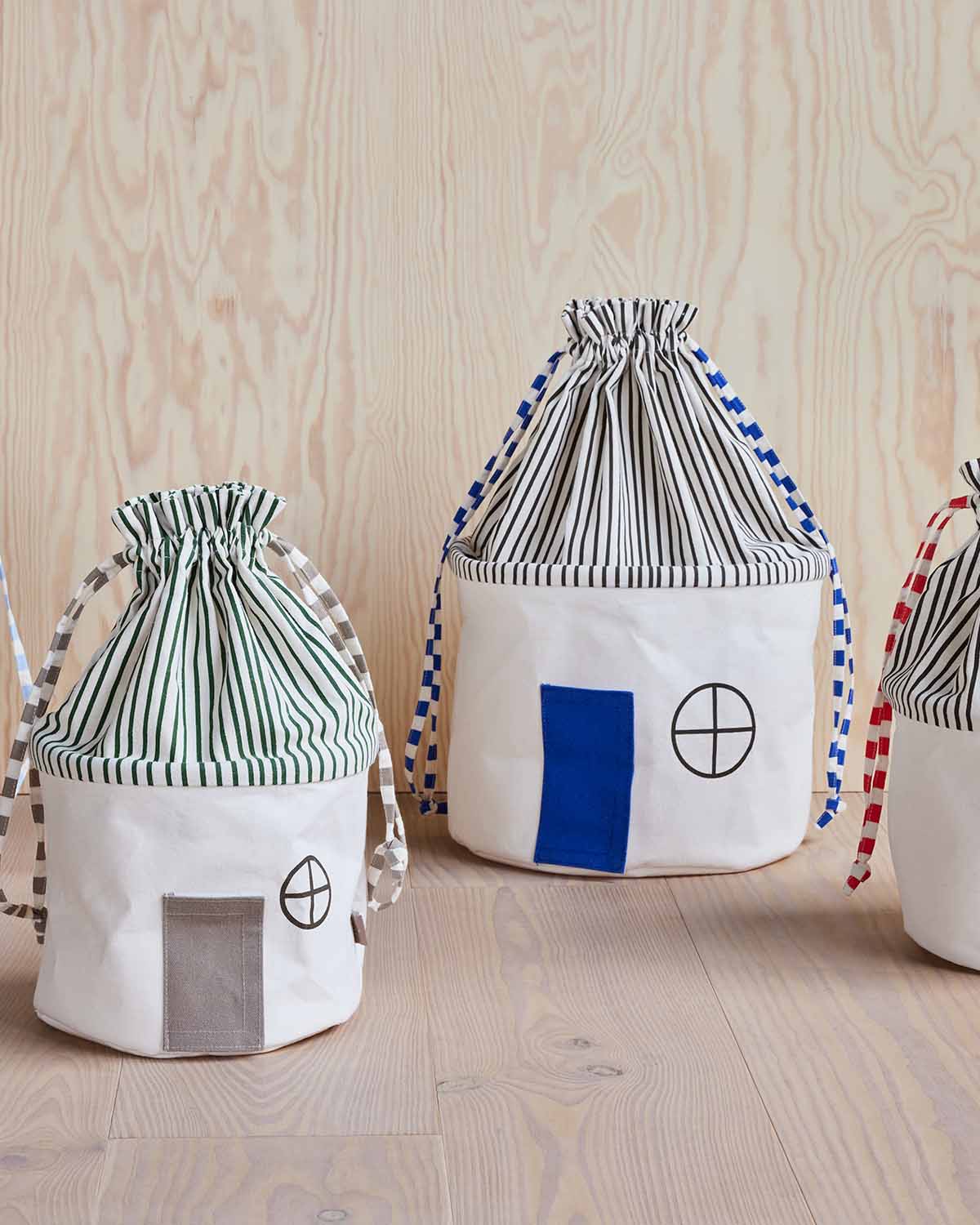 OYOY MINI Koya Förvaringskorg, Optic Blue - Azalea Home