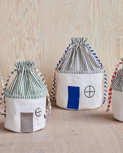 OYOY MINI Koya Förvaringskorg, Optic Blue - Azalea Home