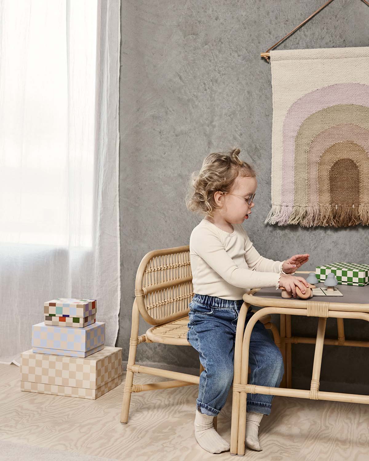 OYOY MINI Mana Förvaringslåda Mix, 3 - Pack, Multi - Azalea Home