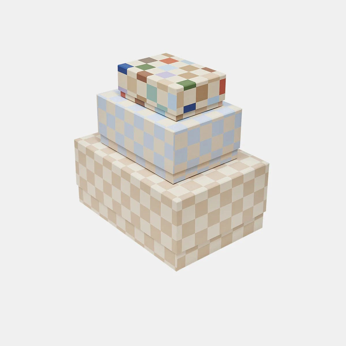 OYOY MINI Mana Förvaringslåda Mix, 3 - Pack, Multi - Azalea Home