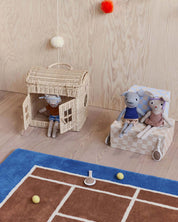 OYOY MINI Miew Rabbit Tennisdocka, Ljusbrun Melange - Azalea Home