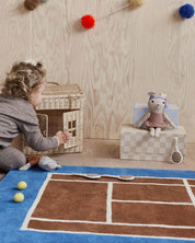 OYOY MINI Miew Rabbit Tennisdocka, Ljusbrun Melange - Azalea Home