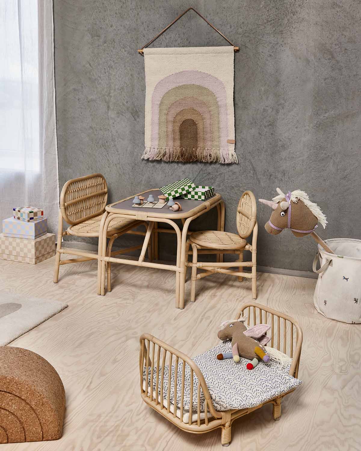 OYOY MINI Nana Mini Barnbänk, Natur - Azalea Home