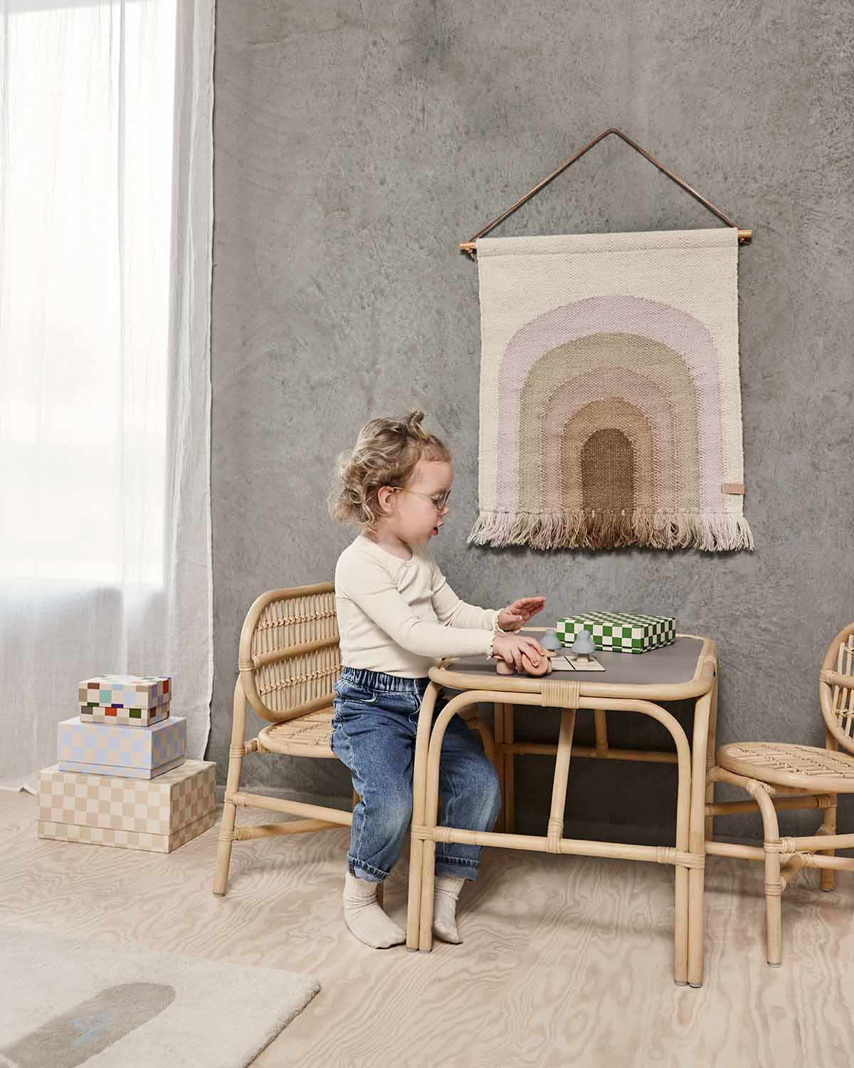 OYOY MINI Nana Mini Barnbord, Natur - Azalea Home