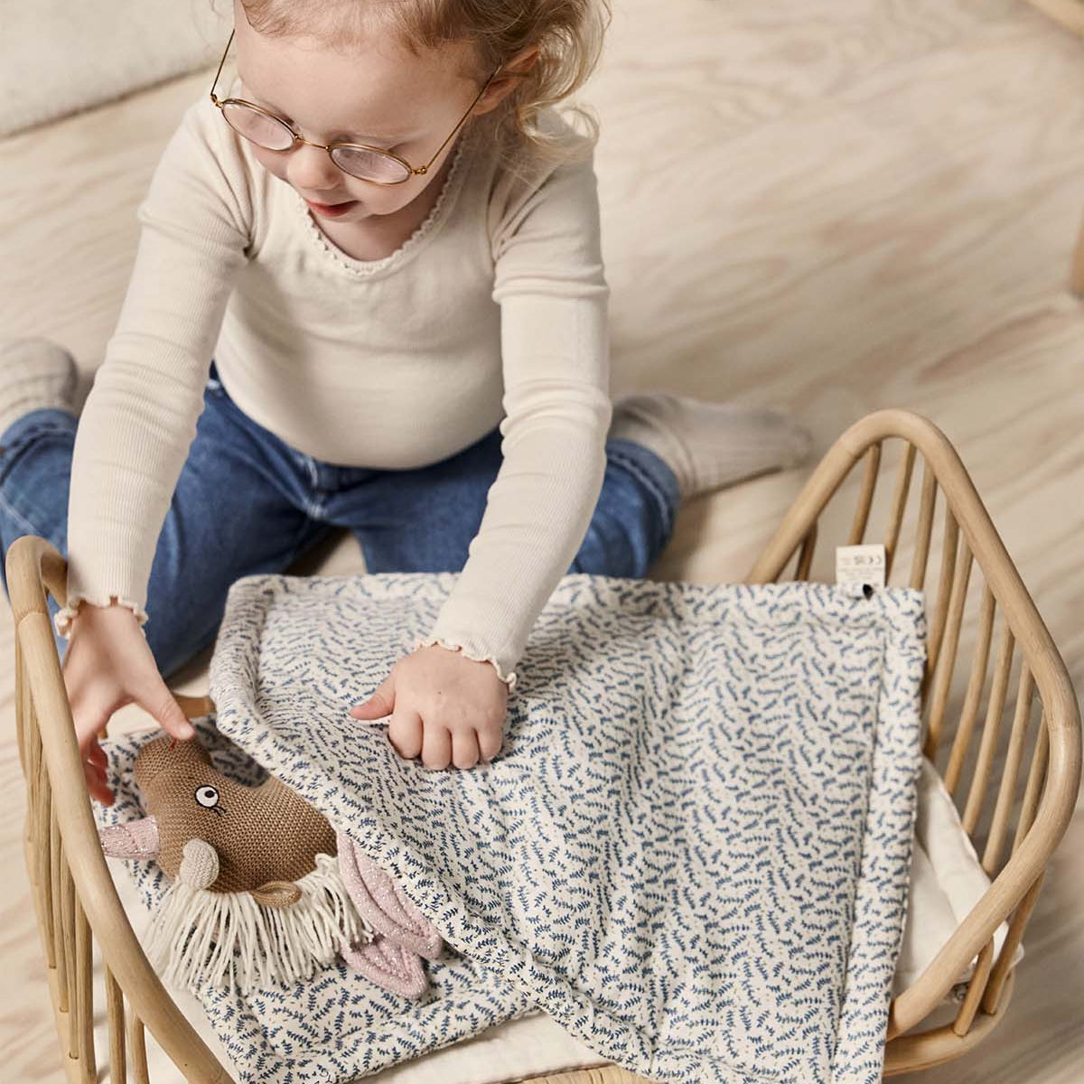 OYOY MINI Nana Mini Dockssäng, Natur - Azalea Home