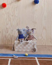 OYOY MINI Nuni Mouse Tennisdocka, Ljusgrå - Azalea Home