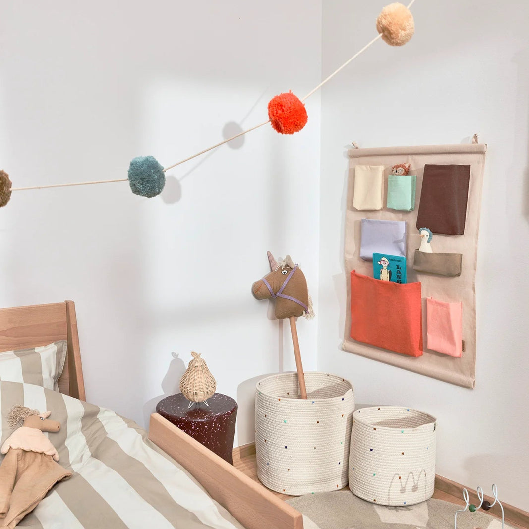 OYOY MINI Shima Bäddset Junior 100x140, Clay - Azalea Home