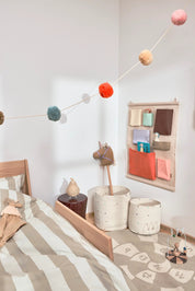 OYOY MINI Shima Bäddset Junior 100x140, Clay - Azalea Home