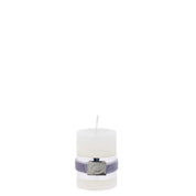 Rustik Blockljus H6, Vit