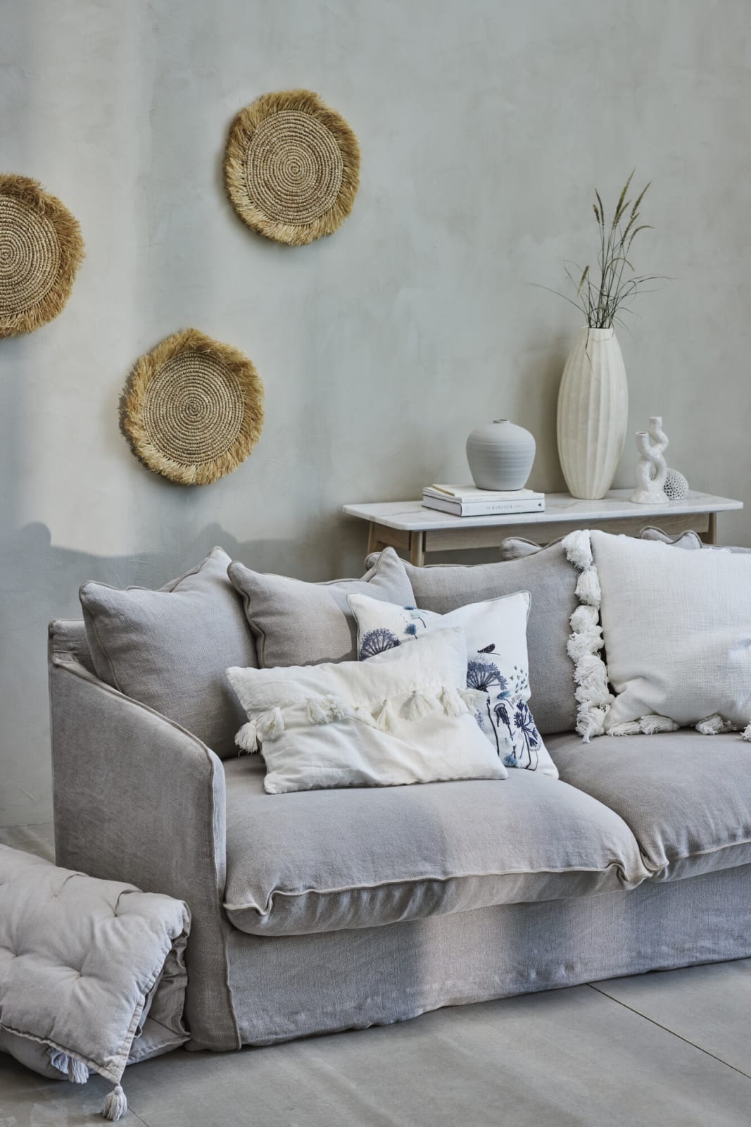 Dara Soffa 3-Sits, Dark Linen