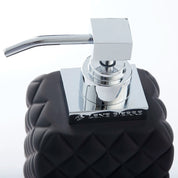 Portia Tvålpump H16, Svart / Silver
