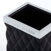 Portia Tandborstmugg, Svart / Silver