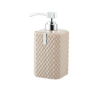 Marion dispenser H17,5 Greige / Silver
