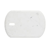Ellia skärbräda 45x30 Marmor, Vit