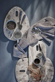 Ellia skärbräda 40x30 Marmor, Linen
